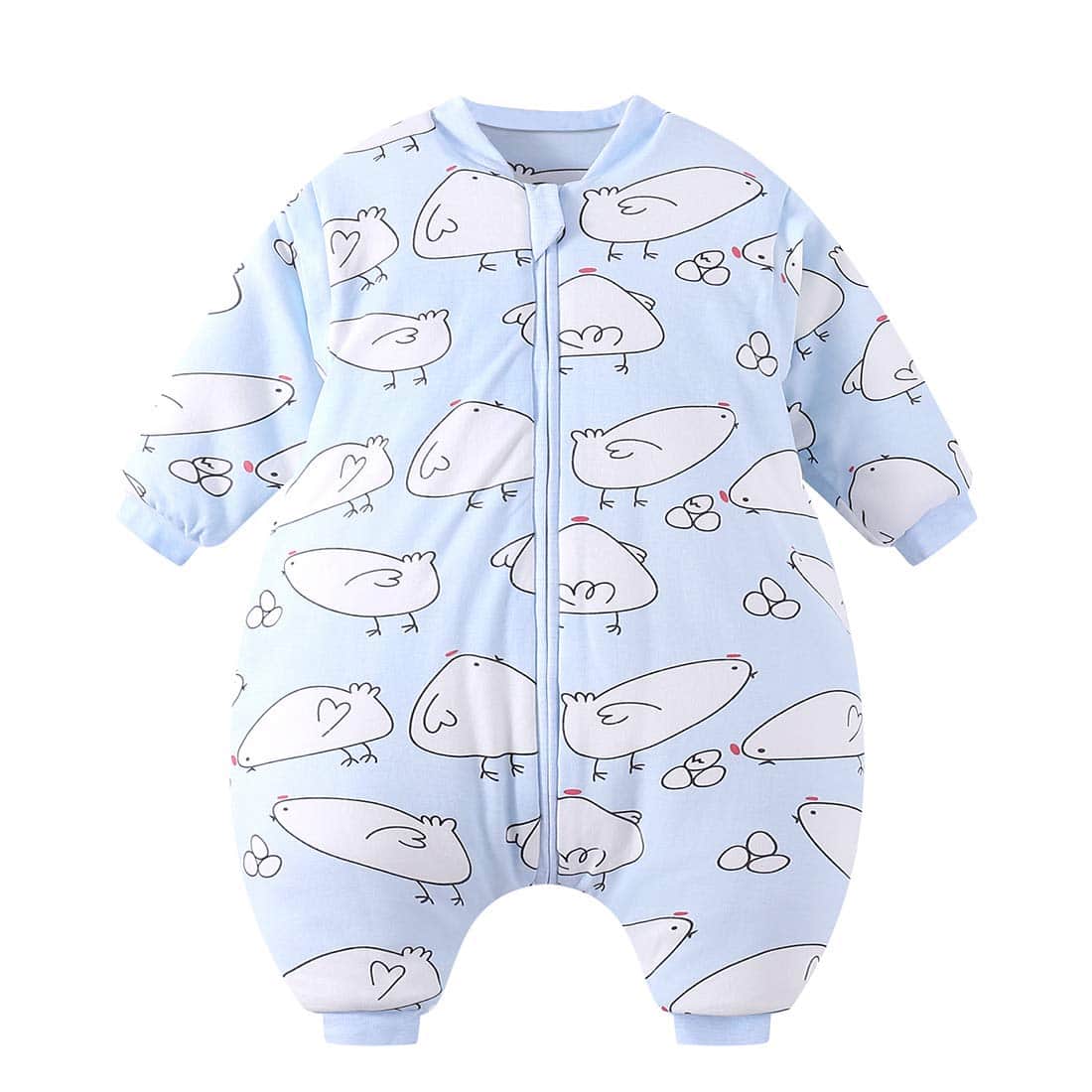 Saco de Dormir de Algodón Cálido para Bebés con Mangas