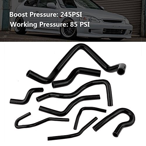 Kit de manguera de radiador de silicona de 9 piezas para - Imagen 3