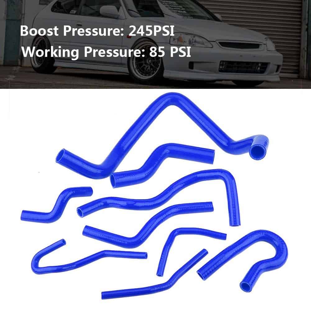 Juego de 9 mangueras de radiador de silicona para Honda - Imagen 3