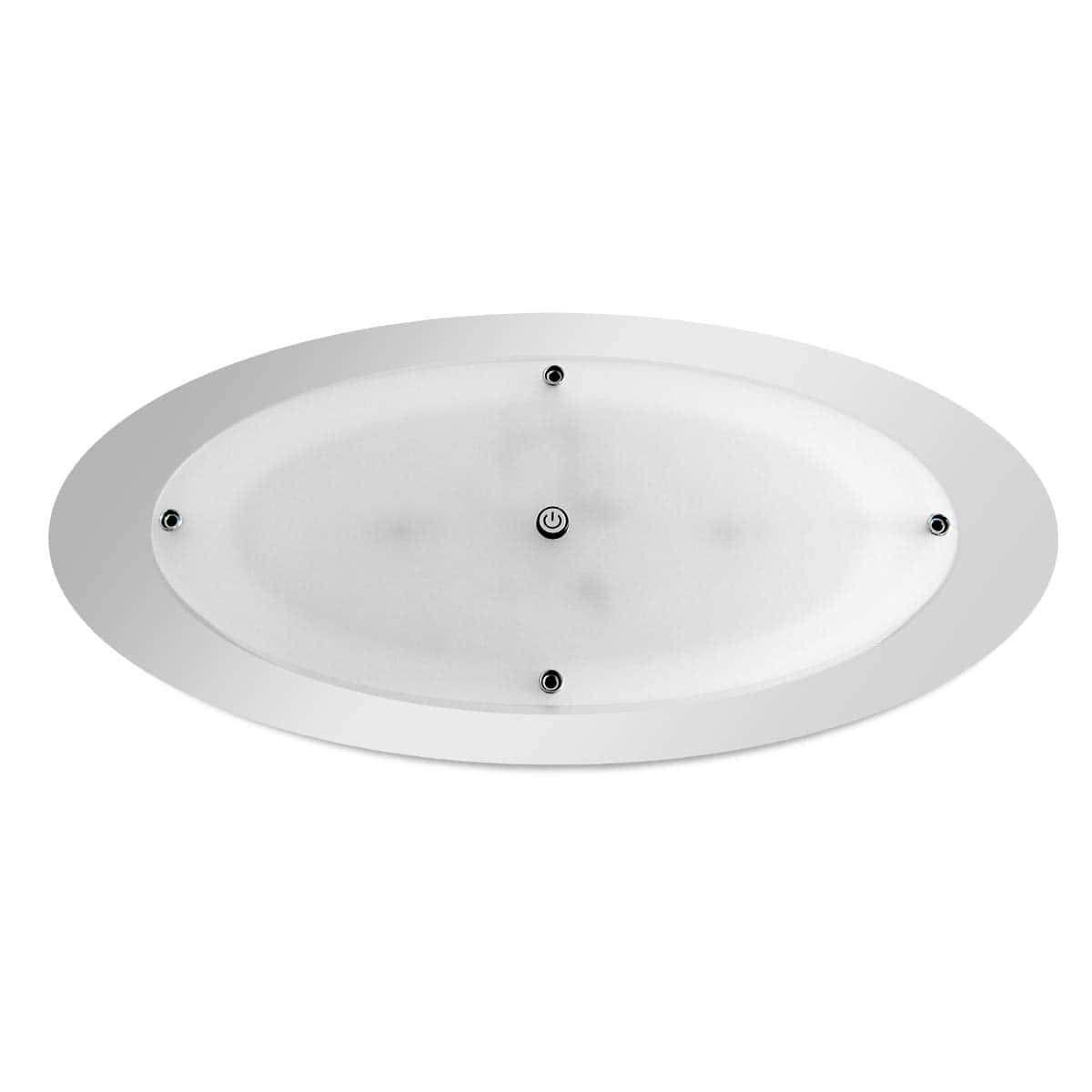 Luz de Panel Ovalada LED Interior para RV de 12 voltios