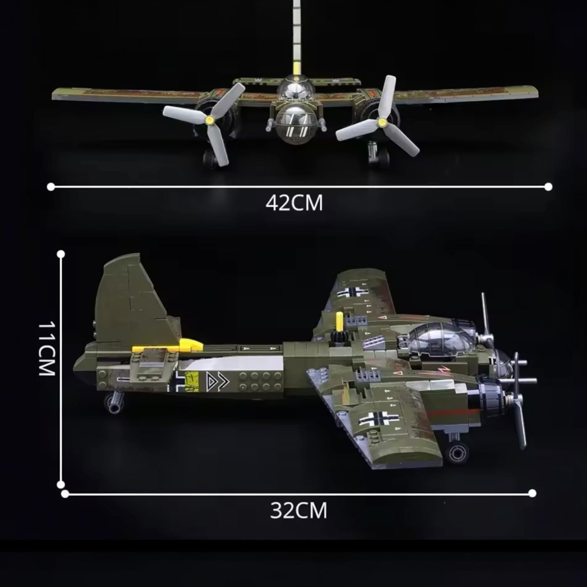 Bloques de Construcción del Avión Bombardero de Aire JU88 - Imagen 4