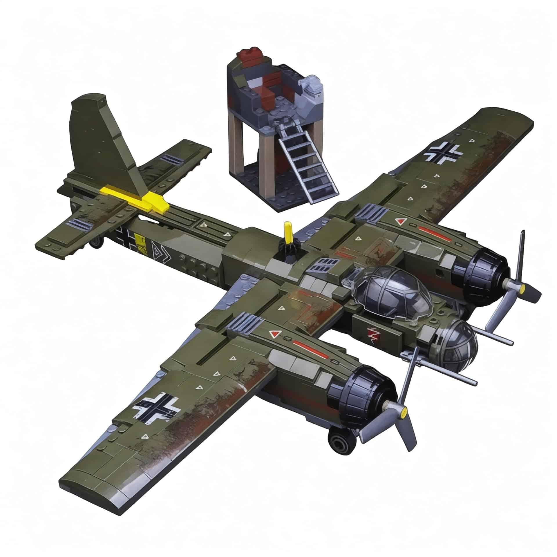 Bloques de Construcción del Avión Bombardero de Aire JU88 - Imagen 5