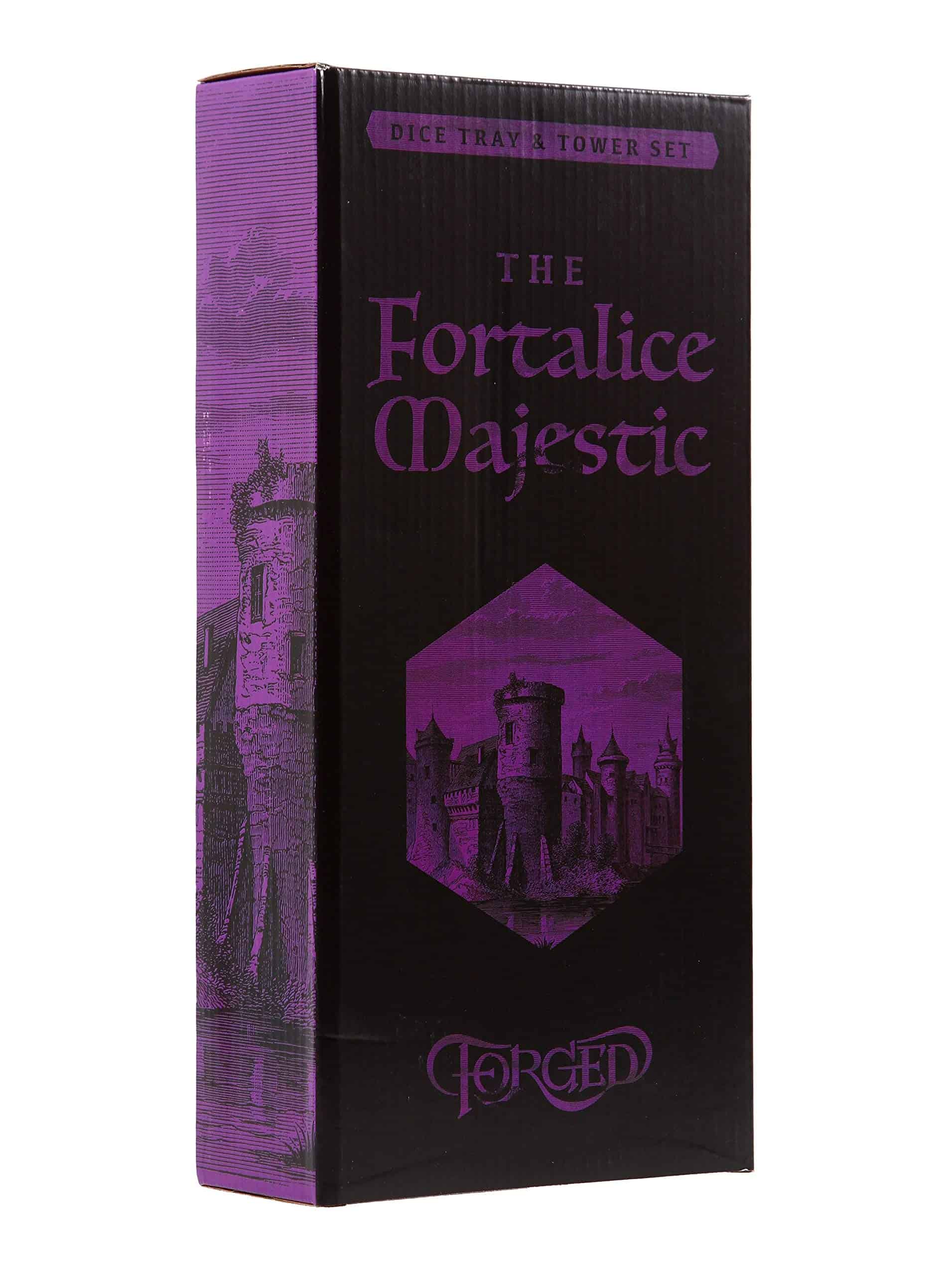 Forged Dice Co. Citadel Dice Tray and Dice -Purple - Imagen 7