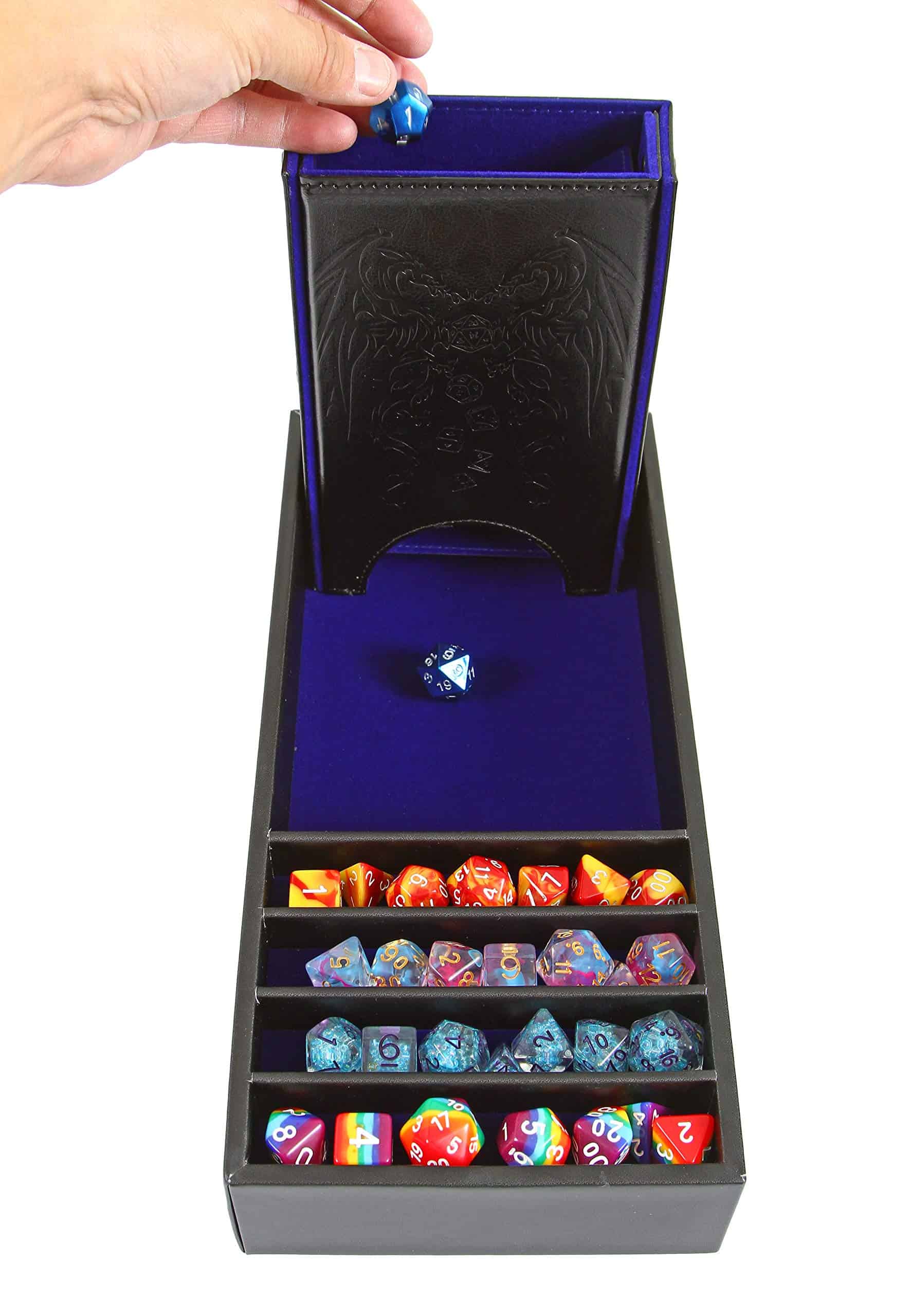 Forged Dice Co. Citadel Dice Tray and Dice -Azul - Imagen 3