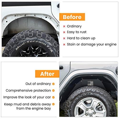 Barreras internas delanteras y traseras para Jeep Wrangler - Imagen 7