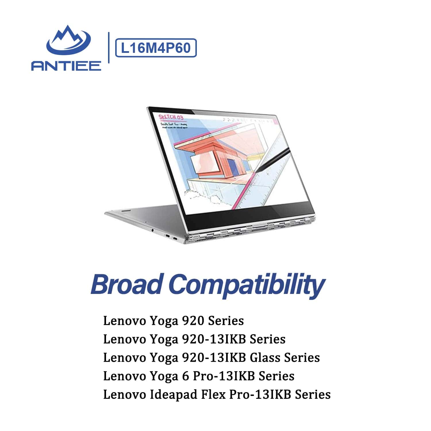 Batería de repuesto ANTIEE L16M4P60 para Lenovo Yoga 920 - Imagen 7