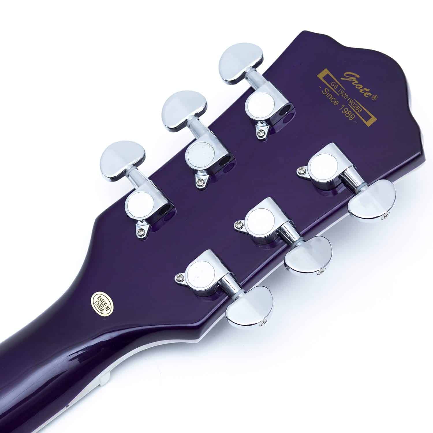 Guitarra Eléctrica GROTE Jazz Semi-Hueca Con Puente Trapeze - Imagen 8