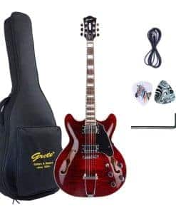 Guitarra Eléctrica Jazz GROTE Semi-Hollow Body Puente de