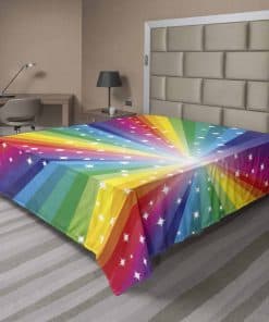 Sábana Plana Lunarable Colorful, Ilustración de Diseño