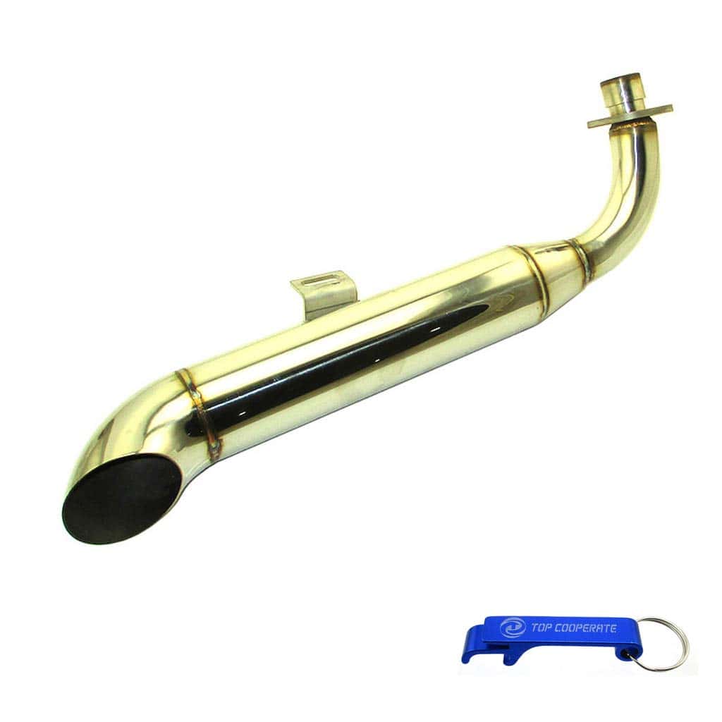 Mofle de escape de acero inoxidable TC-Motor para Honda Z50