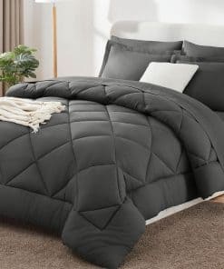 Juego de edredón completo CozyLux con sábanas 7 piezas en