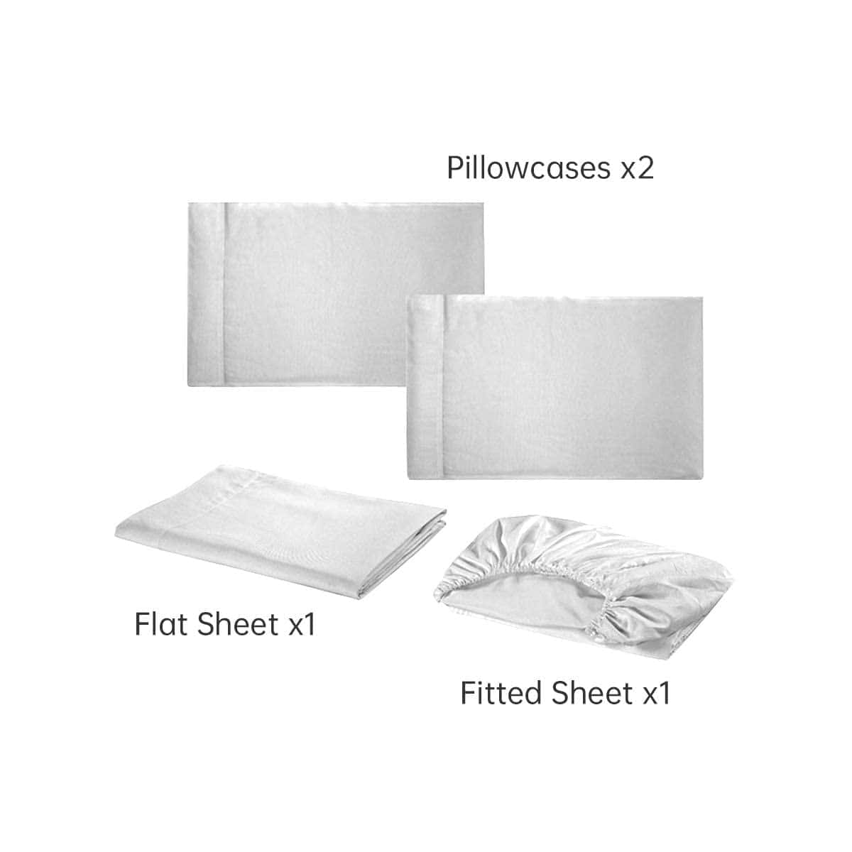 Juego de Sábanas de Lujo NHNHN 4 Piezas Súper Suave de - Imagen 3