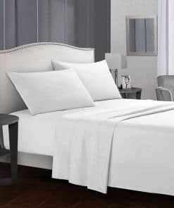 Juego de Sábanas de Lujo NHNHN 4 Piezas Súper Suave de