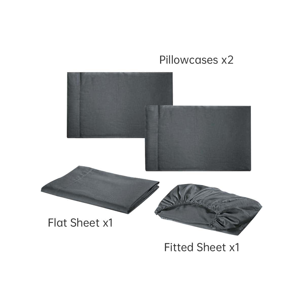 Juego de Sábanas de Lujo de 4 Piezas NHNHN de Microfibra - Imagen 3