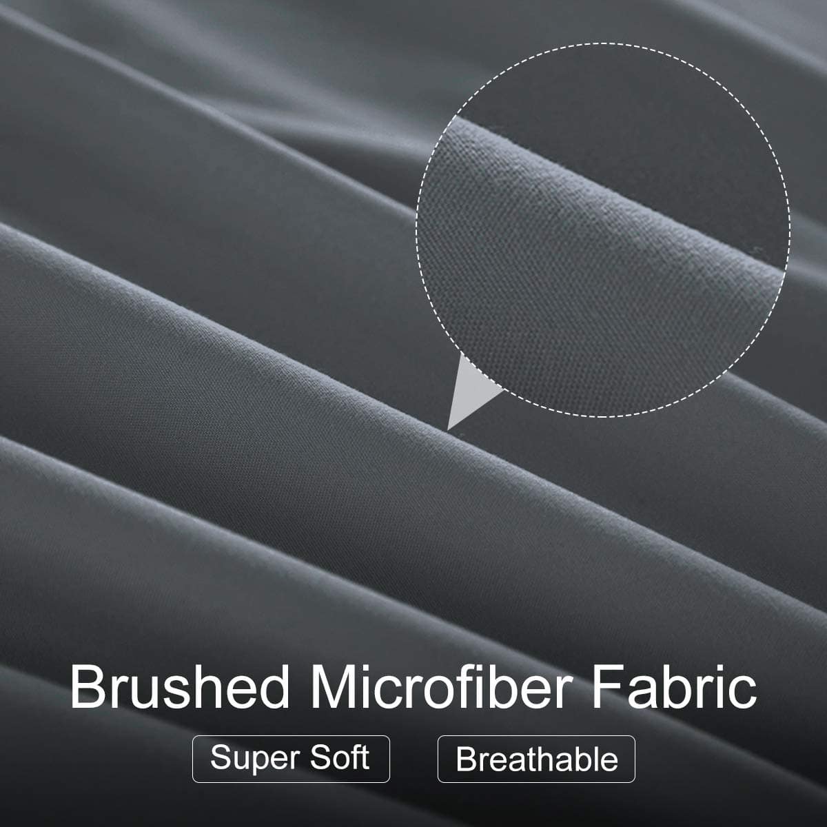 Juego de Sábanas de Lujo de 4 Piezas NHNHN de Microfibra - Imagen 5