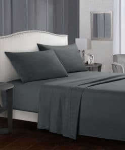 Juego de Sábanas de Lujo de 4 Piezas NHNHN de Microfibra