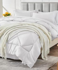 Juego de Cama CozyLux King en una Bolsa 7 Piezas con