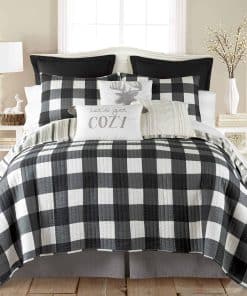 Juego de Edredón Levtex Home - Camden - -Negro