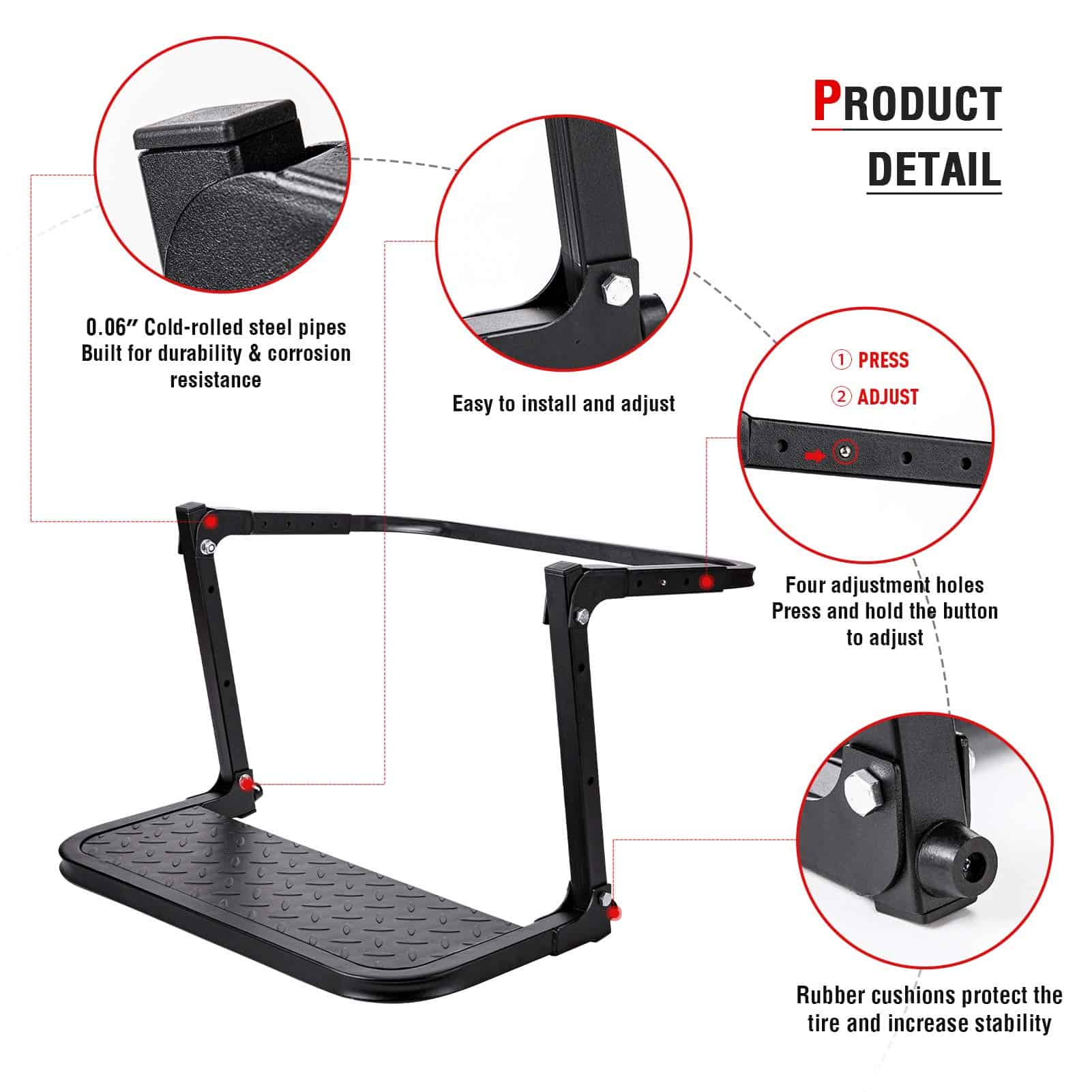 AA Products Escalón Universal para Llantas de Camioneta, - Imagen 6