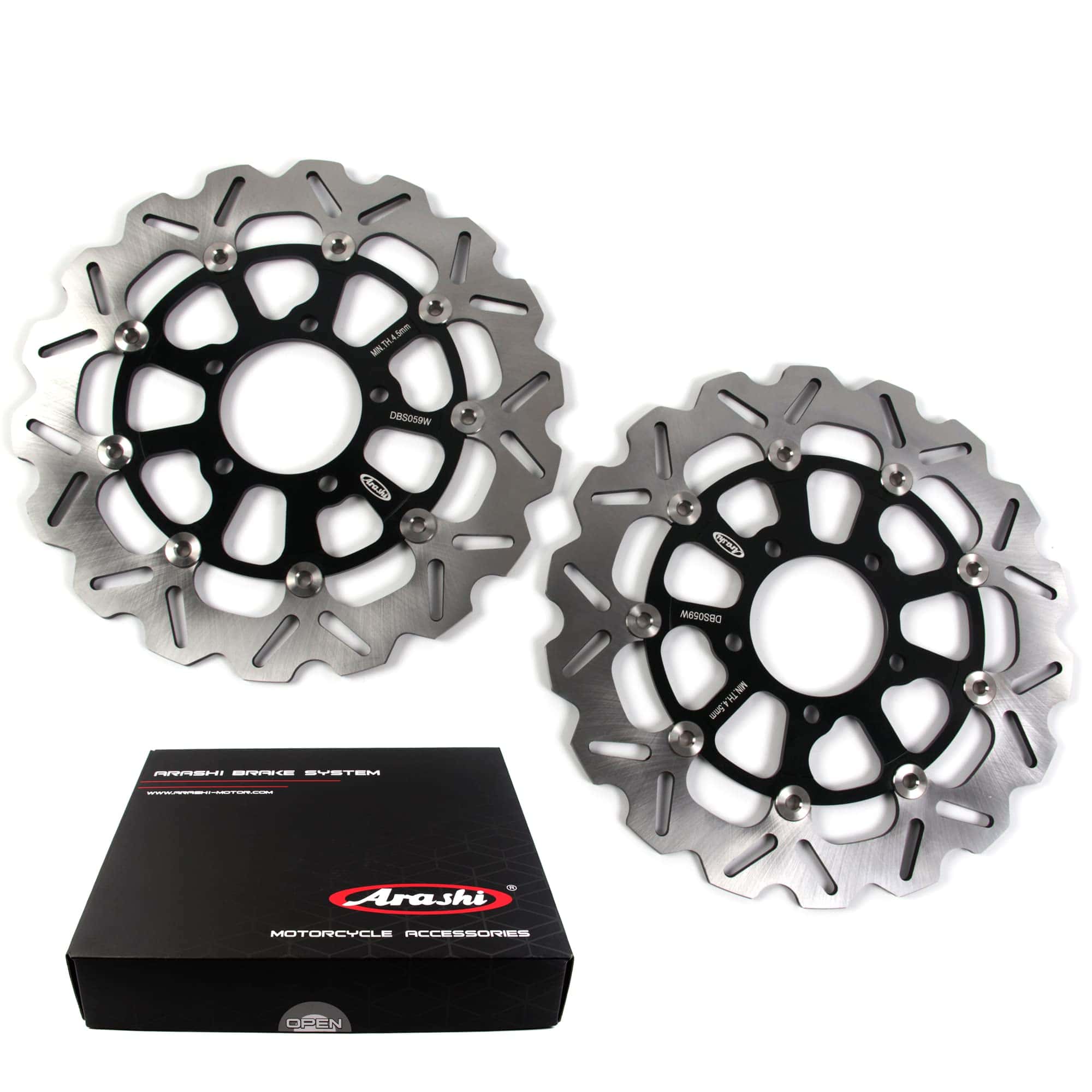 Discos de freno delanteros Arashi para Kawasaki Ninja ZX6R