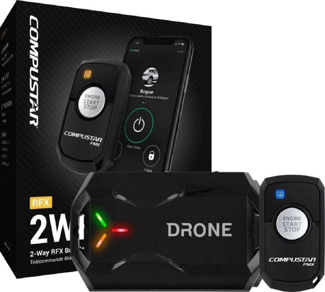 Kit de Rf Compustar RFX2WR3FM de 2 vías con Módulo Drone