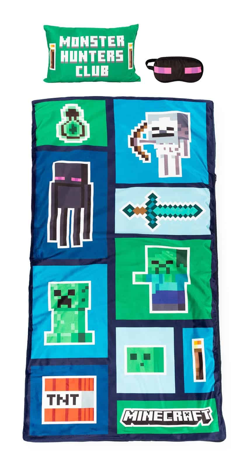 Conjunto de descanso de 3 piezas Minecraft Creeper - Bolsa