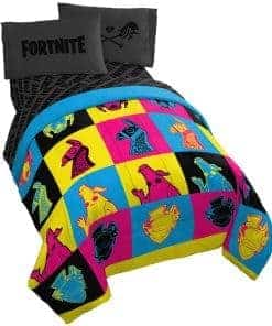 Jay Franco Fortnite Neon Warhol Juego de Cama Completa de 5
