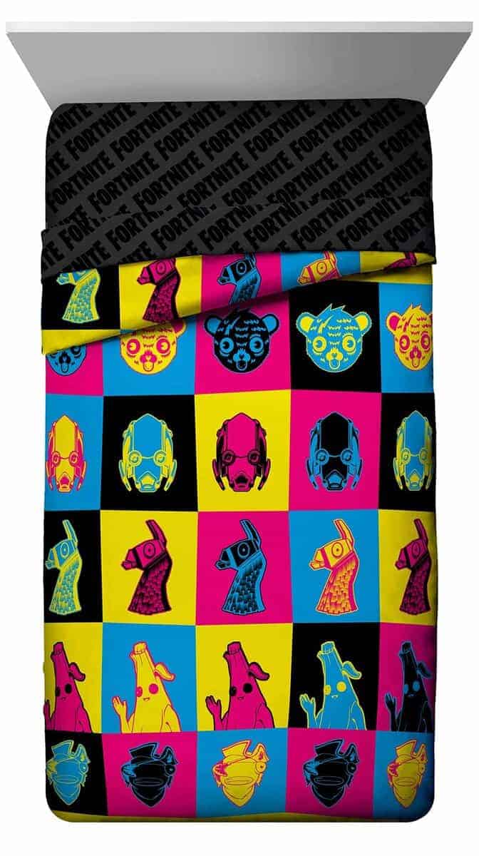 Jay Franco Fortnite Neon Warhol Juego de Cama Completa de 5 - Imagen 3