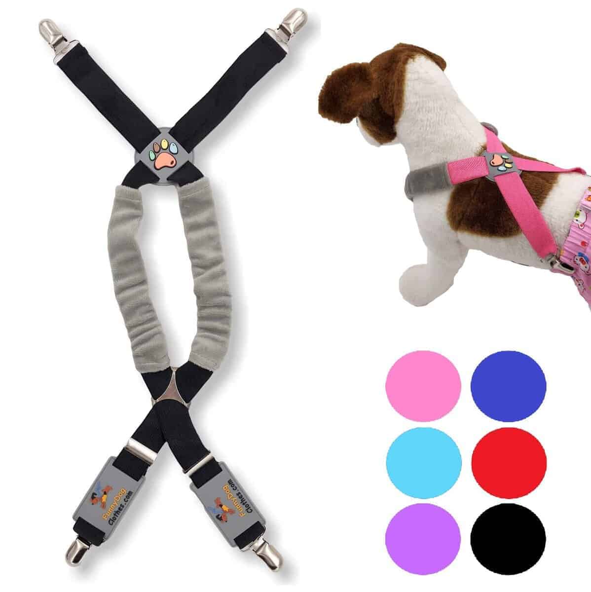 Sujetadores para Perros para Ropa de Mascotas, Pañales,
