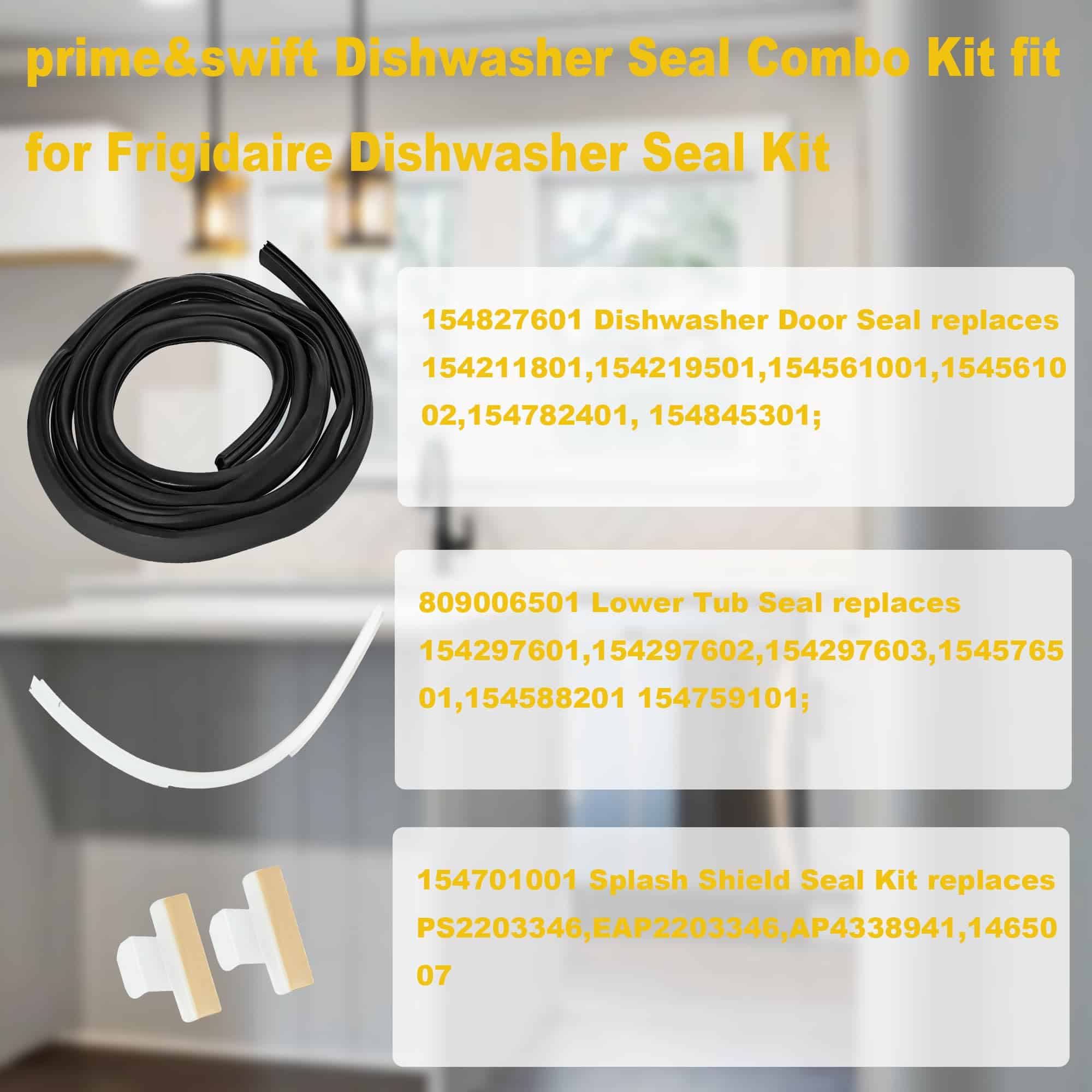 154827601 Sello de Puerta de Lavavajillas 809006501 Junta - Imagen 4