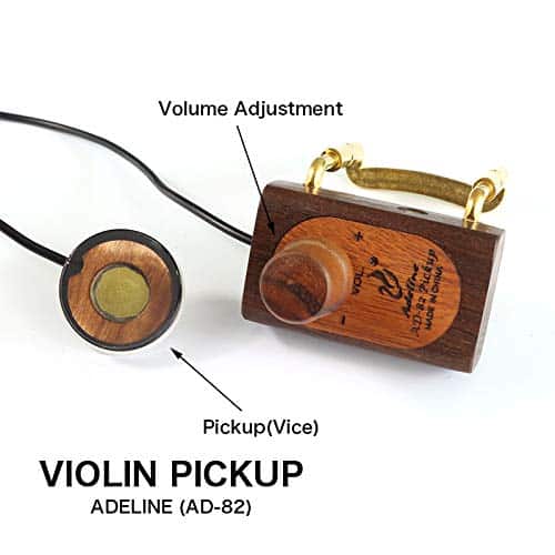 Adeline Pickup para Violín, Ajuste de Volumen sin Dañar la - Imagen 4