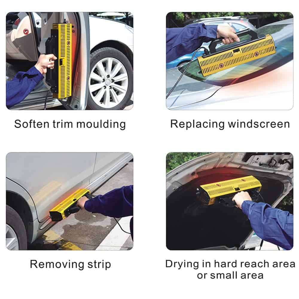 Lámpara de Curado de Pintura por Infrarrojos Solary, 1000W - Imagen 6