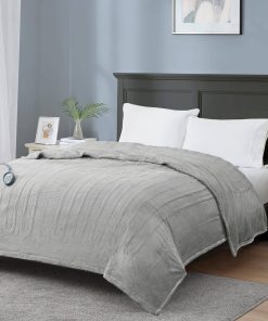 Manta Eléctrica MP2 Tamaño Completo Gris, Gris Manta