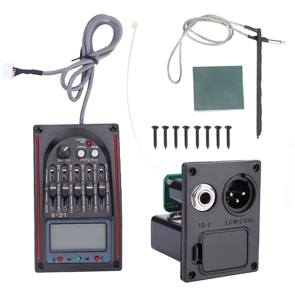 EQ Ecualizador de Pastilla para Guitarra Acústica