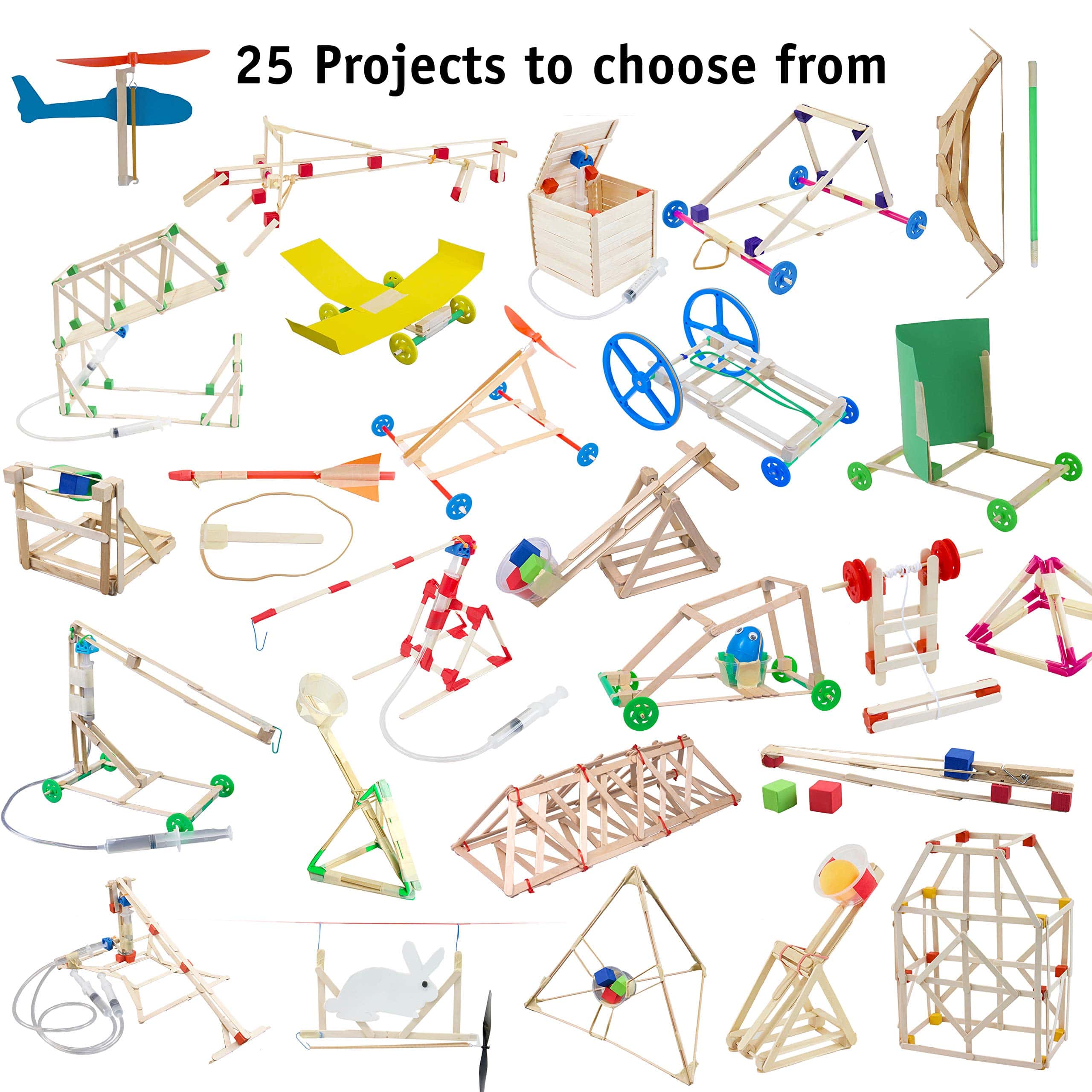 Kit de Creación STEM - 25 Planes de Proyectos y más de 400 - Imagen 4