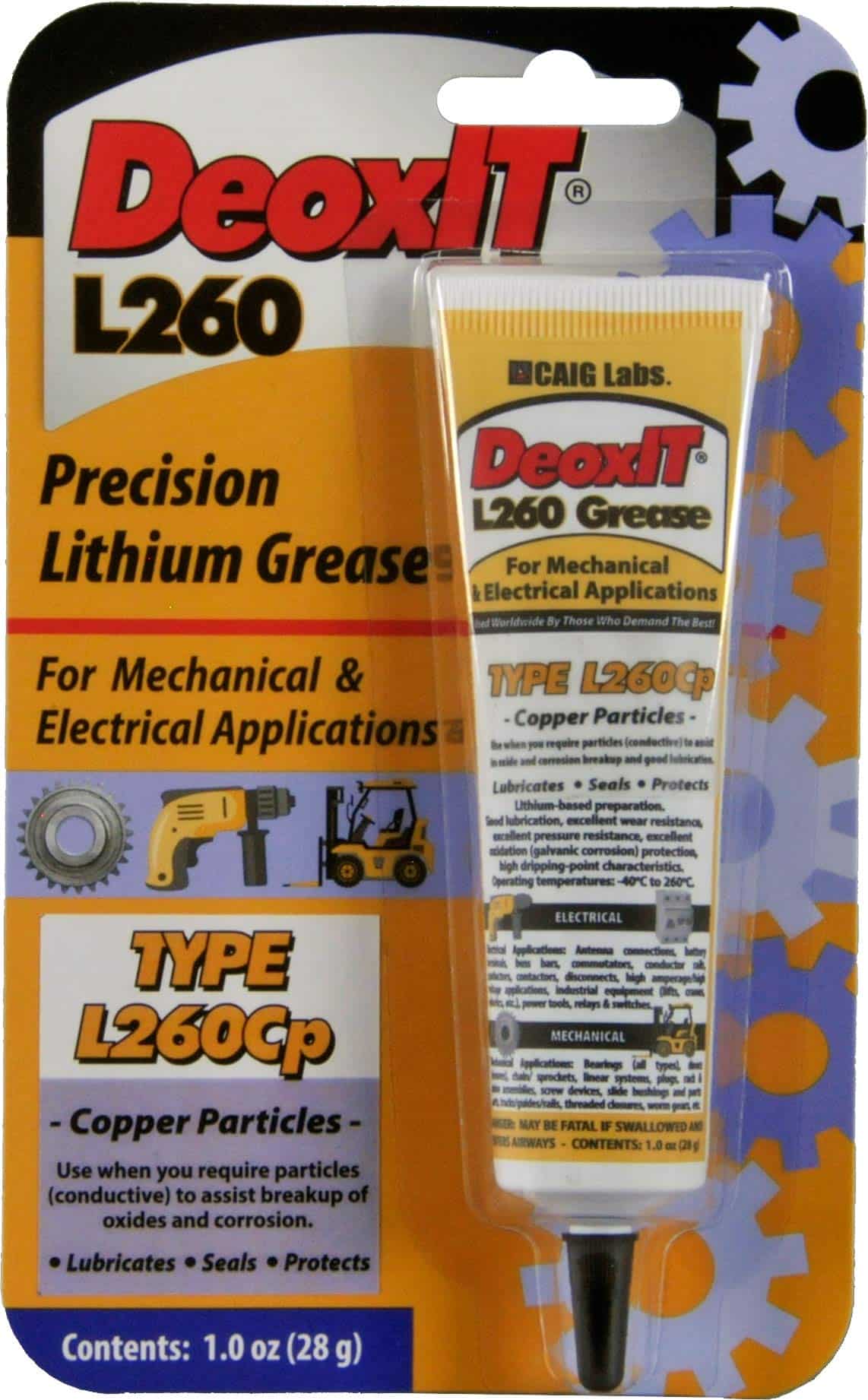 CAIG LABORATORIES, DeoxIT L260-C1, Grasa de Litio,