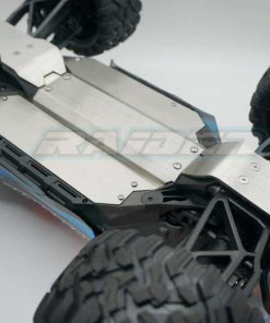 Protector de chasis de acero para Traxxas V1 1/10 MAXX -