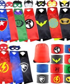 Capa de superhéroes para niños PHIMAS, juguetes para niños