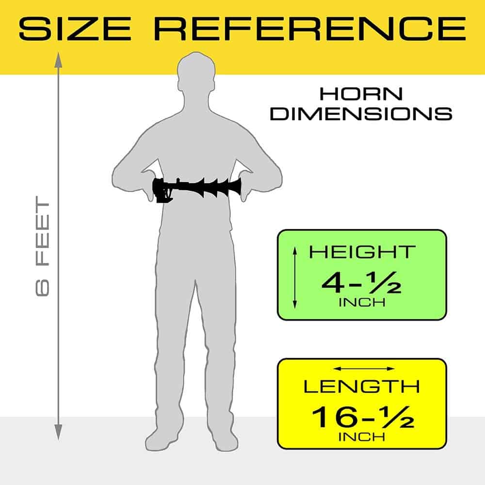 Claxon de Tren Vixen Horns para Camión/Coche. 4 trompetas - Imagen 8