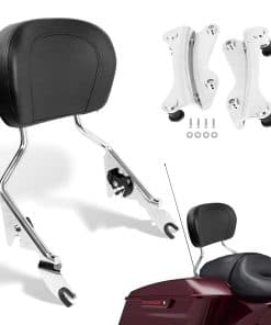 AUFER Respaldo Desmontable de Pasajero Vertical con Sissy