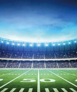 Fondo de Fotografía de Campo de Fútbol con Temática de