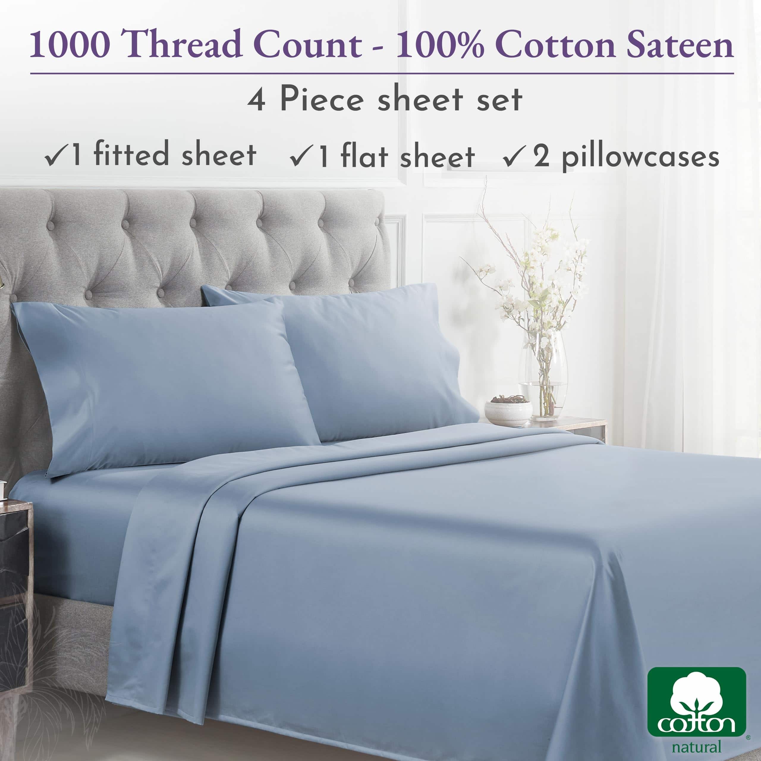 Juego de sábanas tamaño King California Design Den de 1000 - Imagen 5