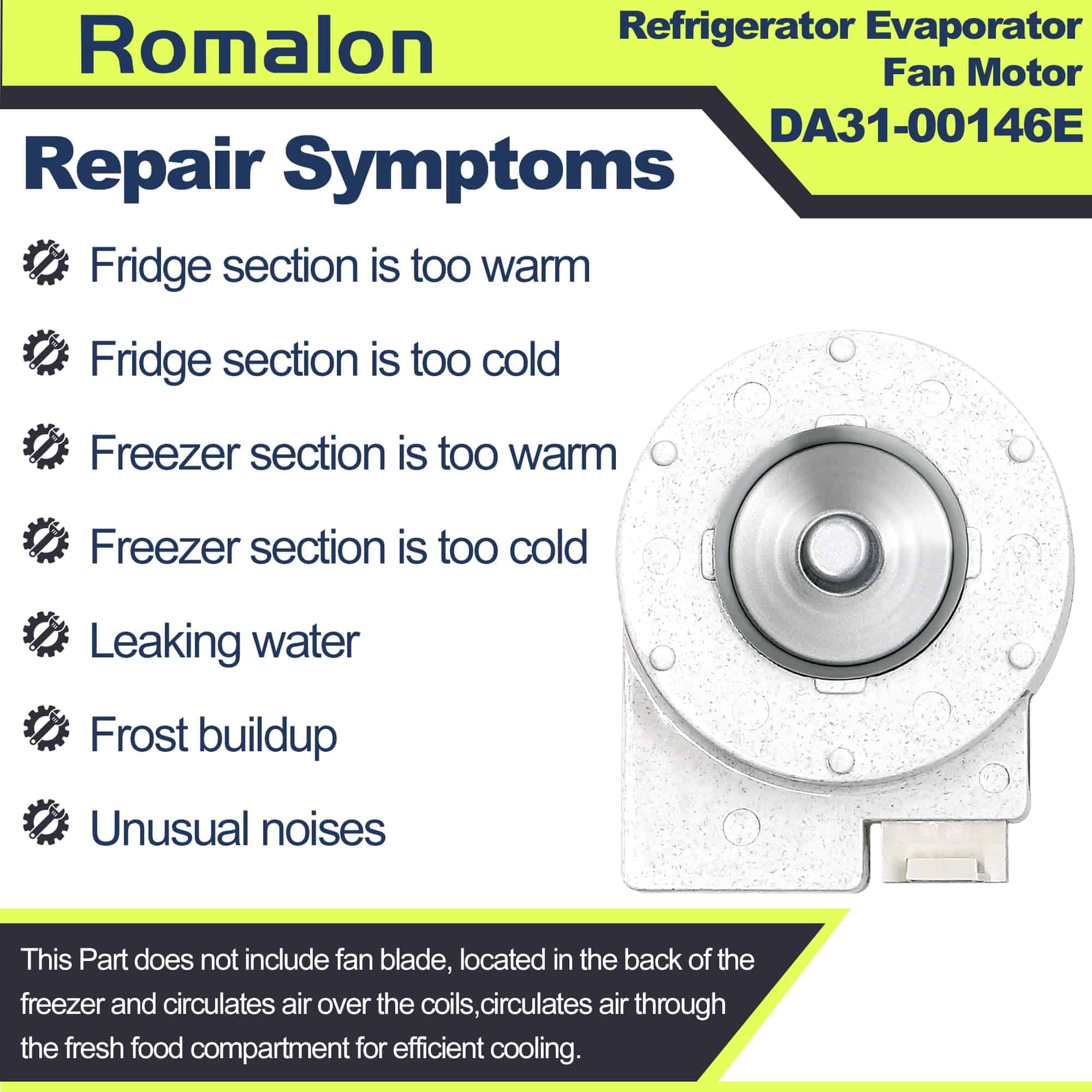 Motor del ventilador del evaporador del -iancemate - Imagen 4