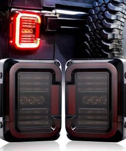 AMONLY LED Tail Light Compatible with Jeep Wrangler JK JKU