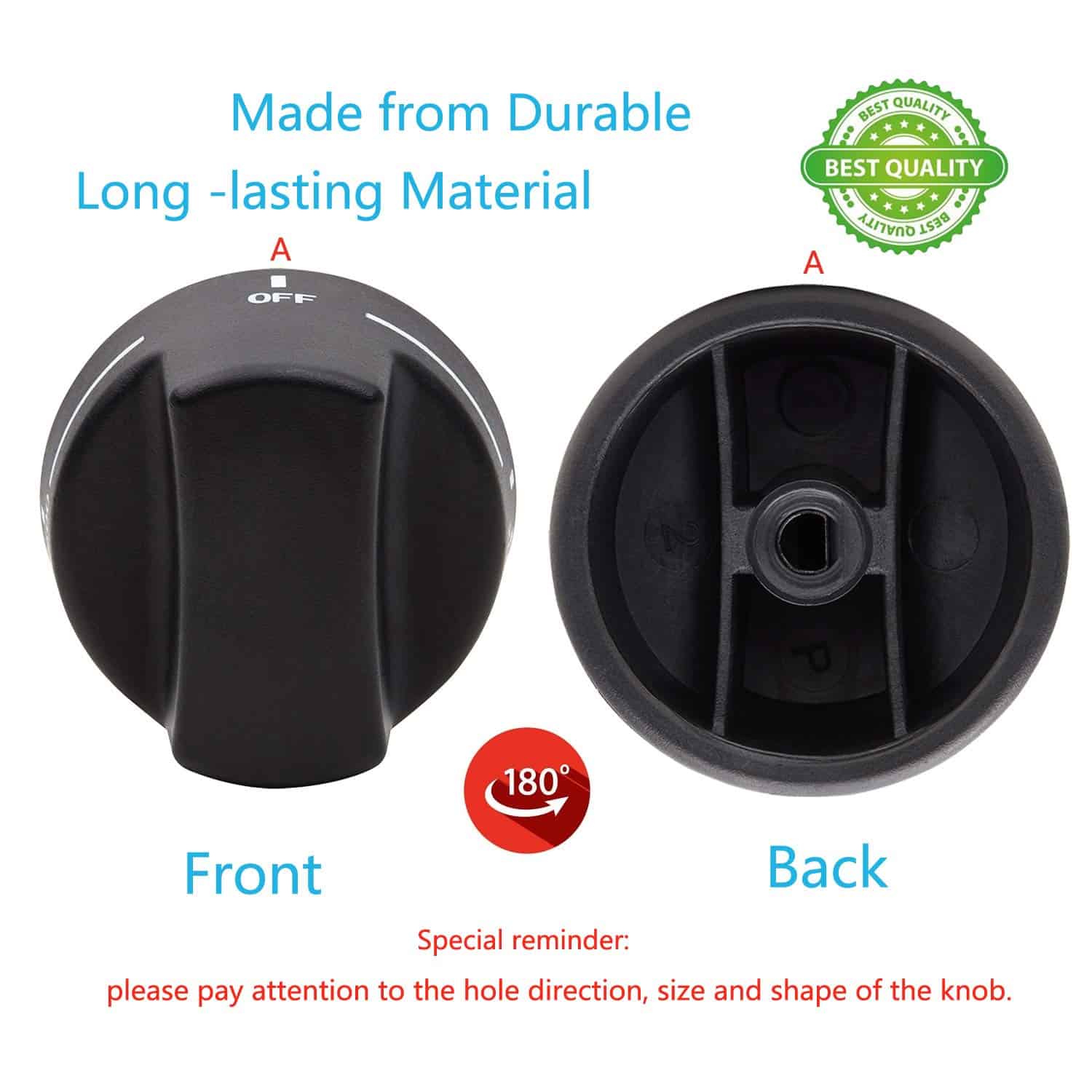 Perilla de termostato horneado genuina Viking PB010101 - Imagen 4