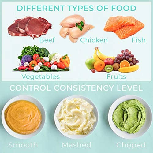 Procesador de Alimentos para Bebés - Picadora, Molino y - Imagen 9