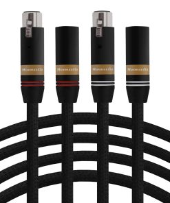Cable XLR balanceado Monosaudio 17AWG Cable de audio XLR
