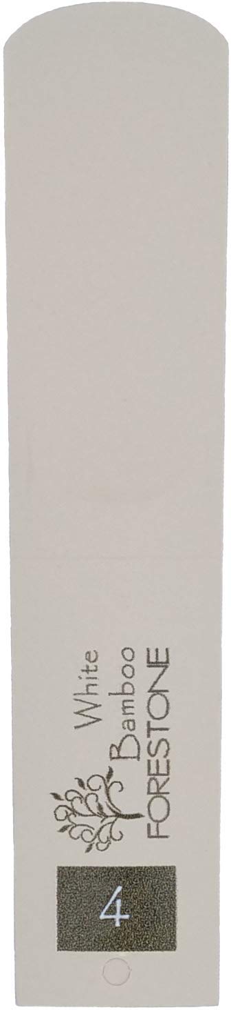 Caña de Saxofón Alto Sintética de Bambú -Blanco - Imagen 4