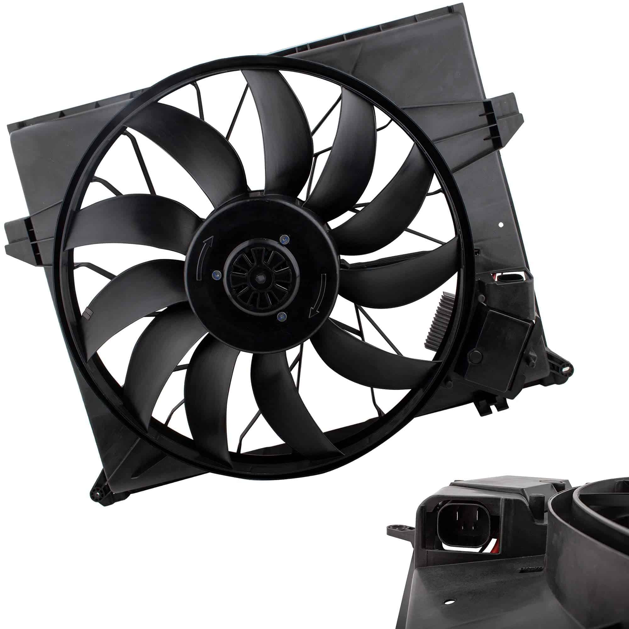 MYSMOT 1645000093 Ventilador Radiador de Enfriamiento del - Imagen 3