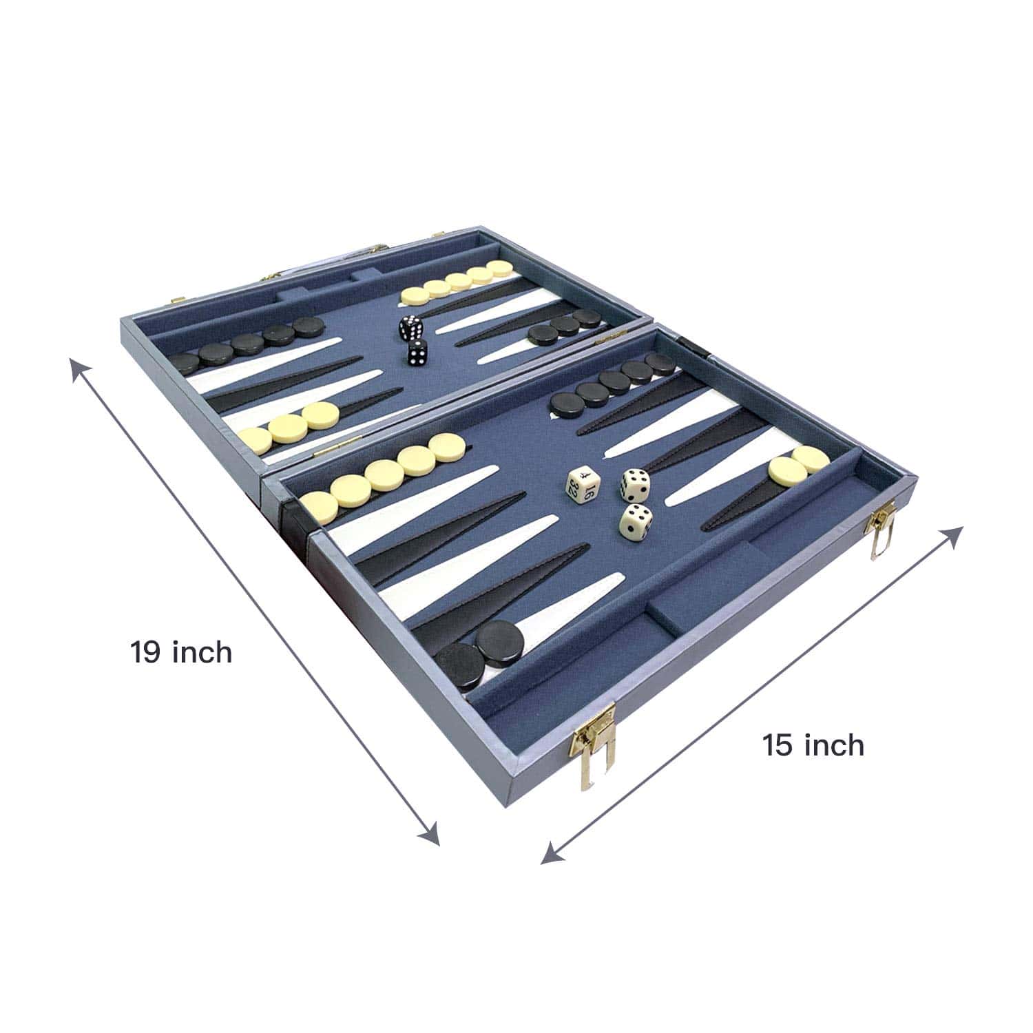Set de Backgammon Sun Flair para Adultos y Niños de 15 - Imagen 4